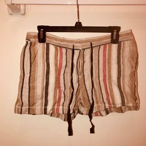 LOFT Striped Shorts